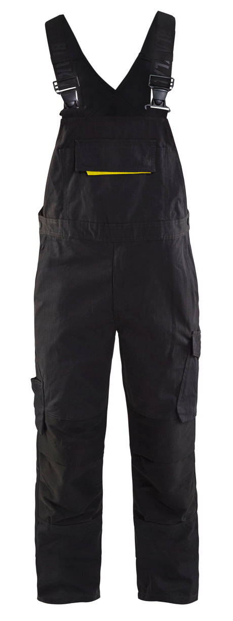 Bretelbroek 2695 - Zwart/High Vis Geel