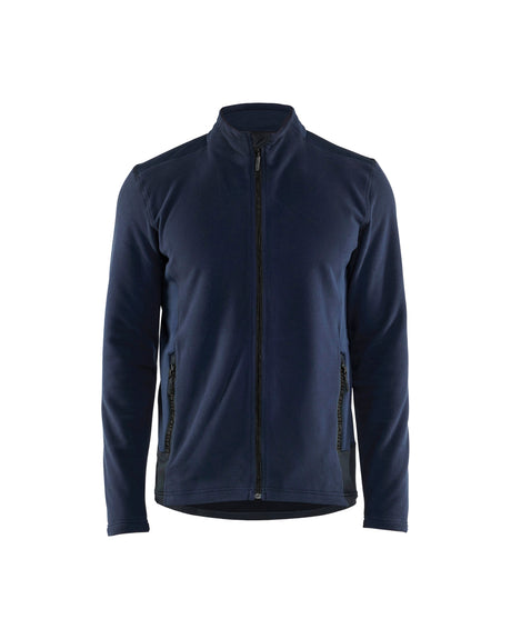 Microfleecevest 4765 - Donker marineblauw/Zwart