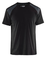 T-shirt Industrie 3379 - Zwart/Donkergrijs
