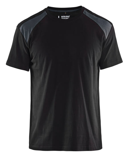 T-shirt Industrie 3379 - Zwart/Donkergrijs