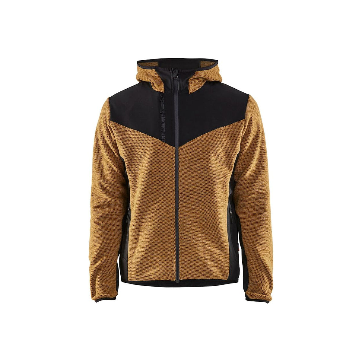 Blåkläder Gebreid Jack Met Softshell Sienna HONINGGOUD/ZWART / XS,HONINGGOUD/ZWART / S,HONINGGOUD/ZWART / M,HONINGGOUD/ZWART / L,HONINGGOUD/ZWART / XL,HONINGGOUD/ZWART / XXL,HONINGGOUD/ZWART / XXXL