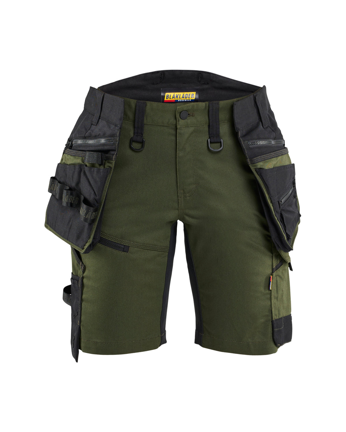 Short STRIKER Dames - Donker herfstgroen/Zwart