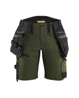 Short STRIKER Dames - Donker herfstgroen/Zwart