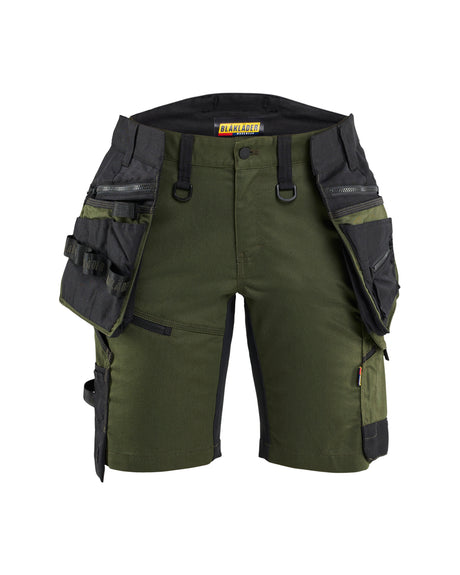 Short STRIKER Dames - Donker herfstgroen/Zwart