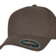 Flexfit cap 6100NU donkergrijs voorkant