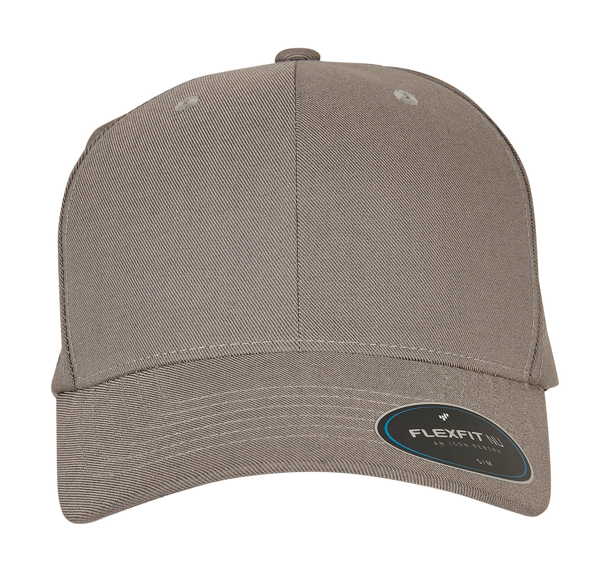 Flexfit cap 6100NU grijs voorkant