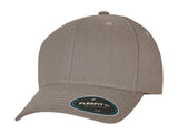 Flexfit cap 6100NU grijs voorkant