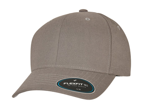 Flexfit cap 6100NU grijs voorkant