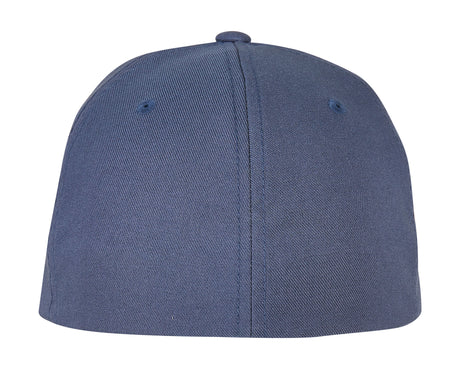 Flexfit cap 6100NU marineblauw achterkant