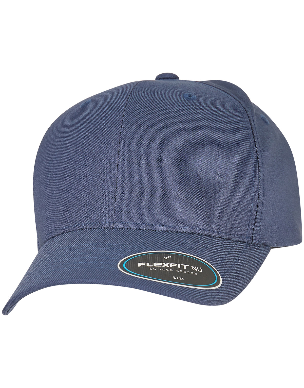 Flexfit cap 6100NU marineblauw gedragen
