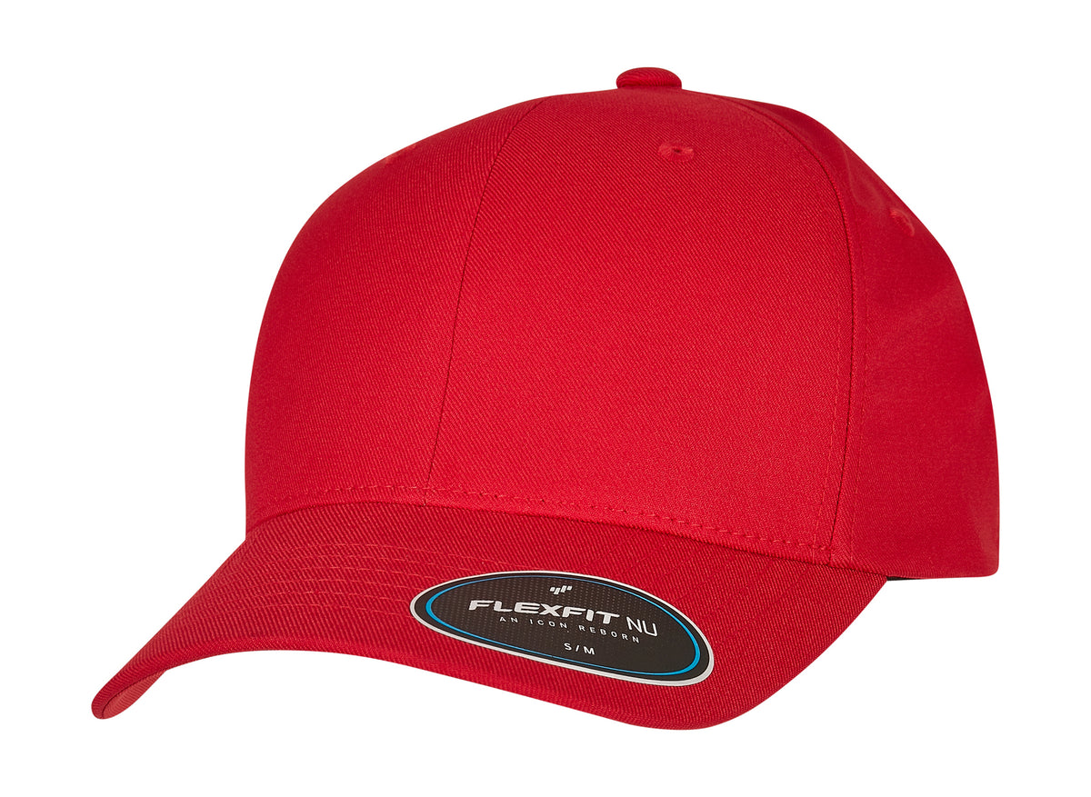 Flexfit cap 6100NU rood voorkant