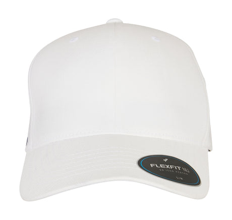 Flexfit cap 6100NU wit voorkant