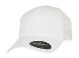 Flexfit cap 6100NU wit voorkant