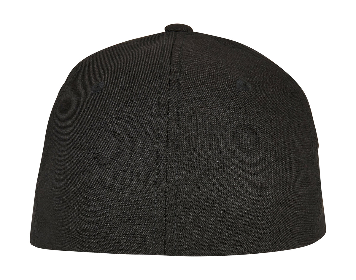 Flexfit cap 6100NU zwart achterkant