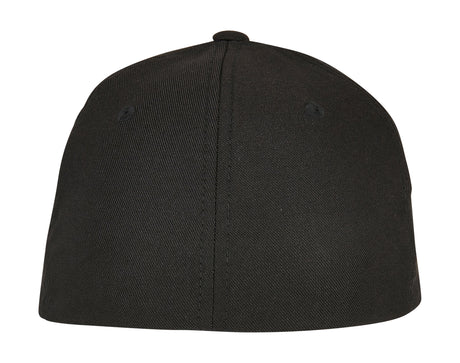 Flexfit cap 6100NU zwart achterkant