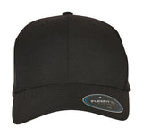 Flexfit cap 6100NU zwart voorkant