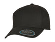 Flexfit cap 6100NU zwart voorkant