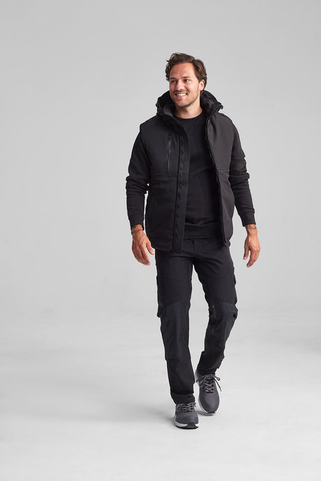 Barton Gevoerde Bodywarmer met Capuchon