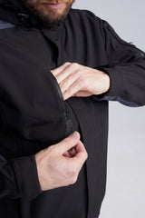 Jayton Luxe Softshell Werkjas met Afritsbare Capuchon