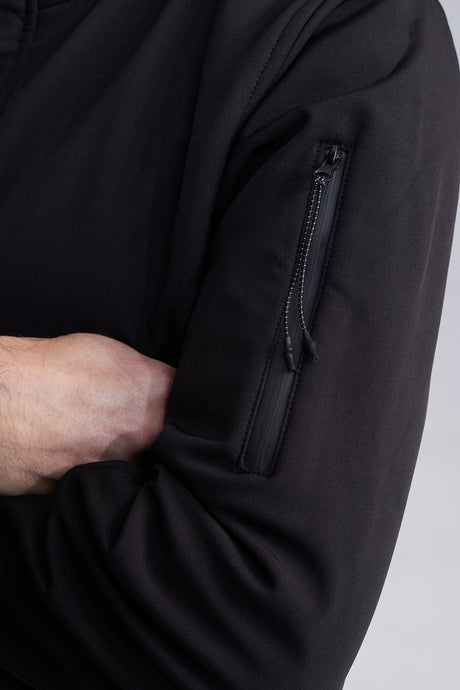 Jayton Luxe Softshell Werkjas met Afritsbare Capuchon