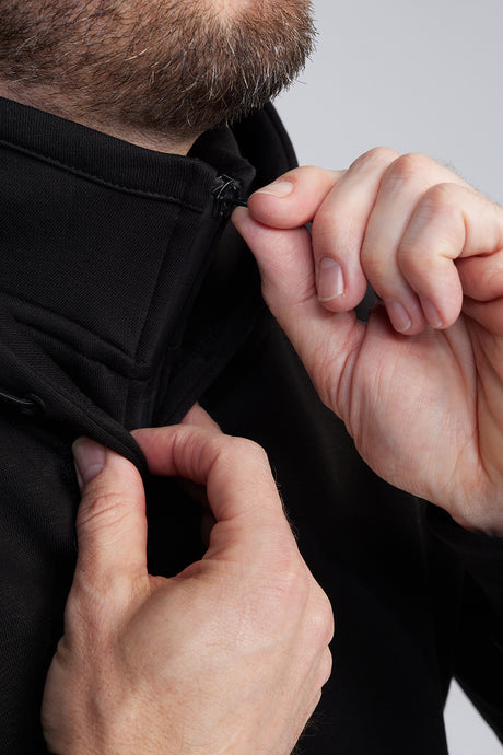 Sherman Raglan Hoodie met Ritskraag