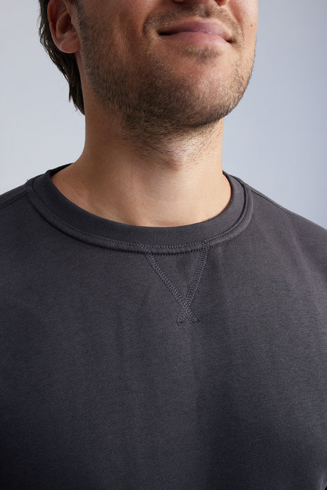 Spur Crew Neck LSF Fleece Sweater met Ronde Hals