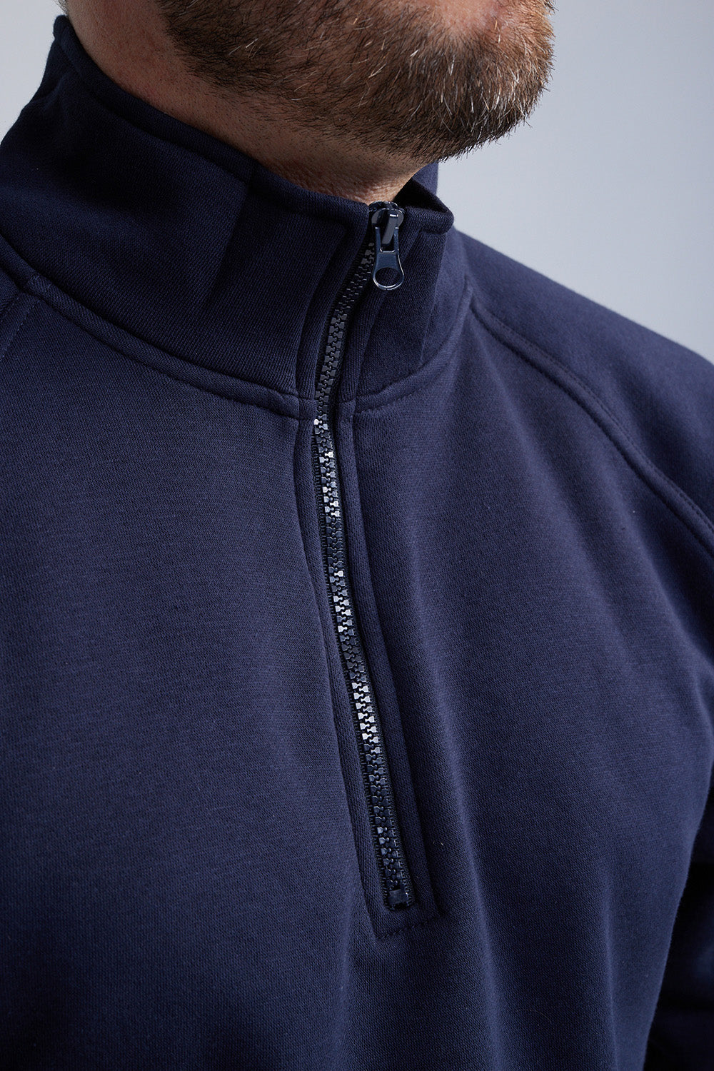 Stanton Sweater met Ritskraag