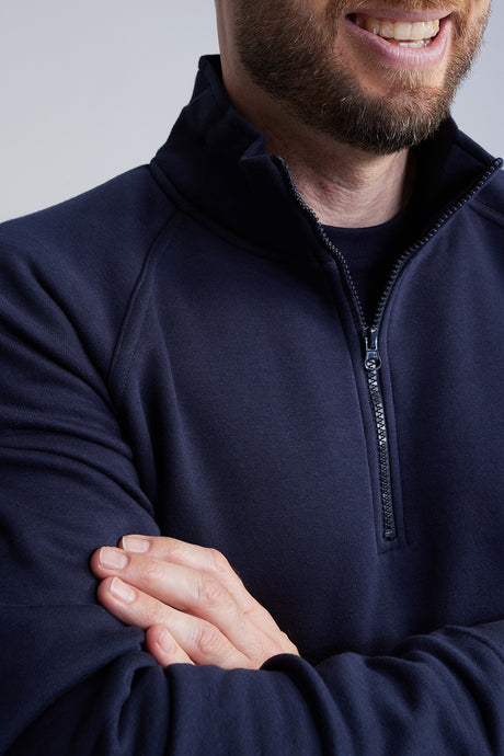 Stanton Sweater met Ritskraag