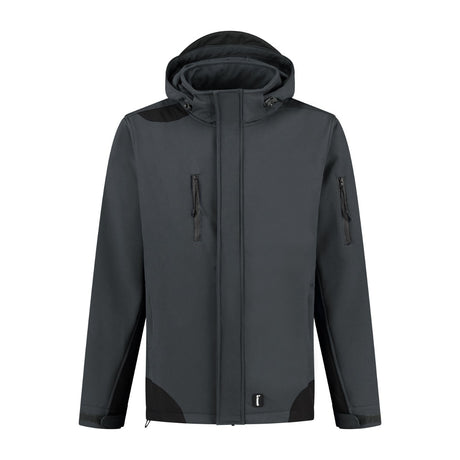 Jayton Luxe Softshell Werkjas met Afritsbare Capuchon