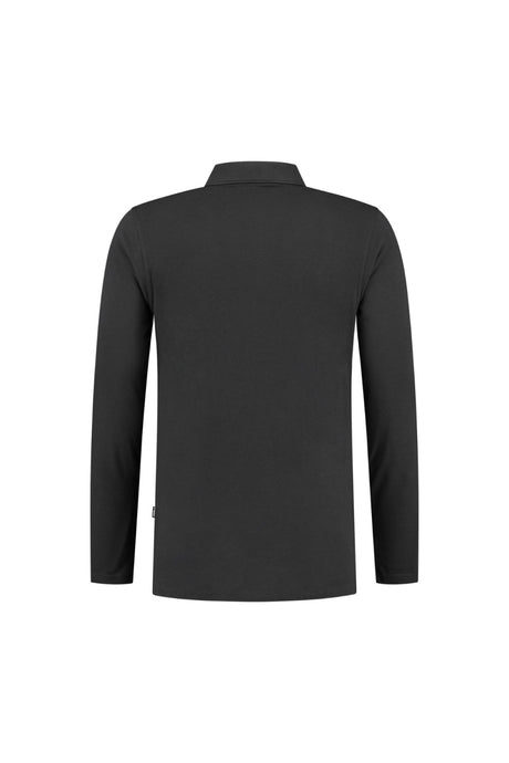Poloshirt lange mouwen Powell - Grijs
