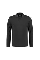 Poloshirt lange mouwen Powell - Grijs