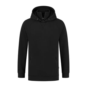 Sherman Raglan Hoodie met Ritskraag