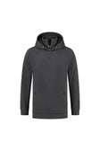 Raglan hoodie met ritskraag Sherman - Grijs