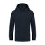 Raglan hoodie met ritskraag Sherman - Donkerblauw