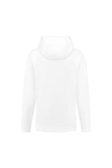 Raglan hoodie met ritskraag Sherman - Wit
