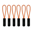 Santino Santino Zipper pullers Antique White Zipper puller Orange / Black / 6x One Size