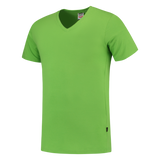 Tricorp T-shirt V Hals Fitted 101005 Yellow Green T-shirts Lime / L,Lime / M,Lime / S,Lime / XL,Lime / XS,Lime / XXL