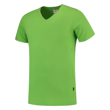 Tricorp T-shirt V Hals Fitted 101005 Yellow Green T-shirts Lime / L,Lime / M,Lime / S,Lime / XL,Lime / XS,Lime / XXL