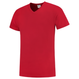 Tricorp T-shirt V Hals Fitted 101005 Firebrick T-shirts Red / L,Red / M,Red / S,Red / XL,Red / XS,Red / XXL