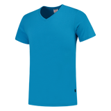 Tricorp T-shirt V Hals Fitted 101005 Dark Cyan T-shirts Turquoise / L,Turquoise / M,Turquoise / S,Turquoise / XL,Turquoise / XS,Turquoise / XXL