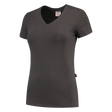 Tricorp T-shirt V Hals Fitted Dames 101008 Dark Slate Gray T-shirts Darkgrey / L,Darkgrey / M,Darkgrey / S,Darkgrey / XL,Darkgrey / XS,Darkgrey / XXL