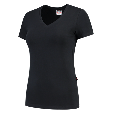 Tricorp T-shirt V Hals Fitted Dames 101008 Dark Slate Gray T-shirts Navy / L,Navy / M,Navy / S,Navy / XL,Navy / XS,Navy / XXL