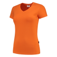 Tricorp T-shirt V Hals Fitted Dames 101008 Chocolate T-shirts Orange / L,Orange / M,Orange / S,Orange / XL,Orange / XS,Orange / XXL