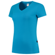 Tricorp T-shirt V Hals Fitted Dames 101008 Light Sea Green T-shirts Turquoise / L,Turquoise / M,Turquoise / S,Turquoise / XL,Turquoise / XS,Turquoise / XXL