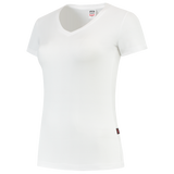 Tricorp T-shirt V Hals Fitted Dames 101008 Lavender T-shirts White / L,White / M,White / S,White / XL,White / XS,White / XXL