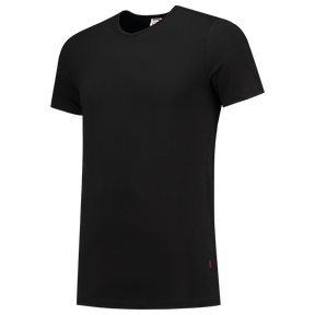 Tricorp T-shirt Elastaan Fitted V Hals 101012 Black T-shirts Black / 4XL,Black / L,Black / M,Black / S,Black / XL,Black / XS,Black / XXL,Black / 3XL