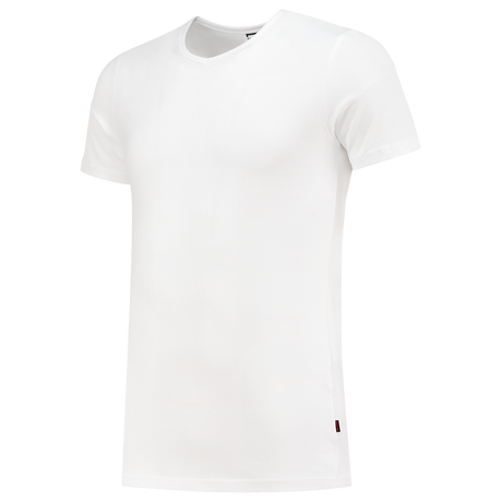 Tricorp T-shirt Elastaan Fitted V Hals 101012 White Smoke T-shirts White / 4XL,White / L,White / M,White / S,White / XL,White / XS,White / XXL,White / 3XL