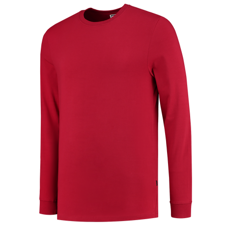 Tricorp T-shirt Lange Mouw 60°C Wasbaar 101015 Firebrick T-shirts Red / 4XL,Red / L,Red / M,Red / S,Red / XL,Red / XS,Red / XXL