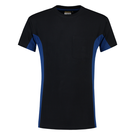 Tricorp T-shirt Bicolor Borstzak 102002 Black T-shirts NavyRoyalblue / 3XL,NavyRoyalblue / L,NavyRoyalblue / M,NavyRoyalblue / S,NavyRoyalblue / XL,NavyRoyalblue / XS,NavyRoyalblue / XXL