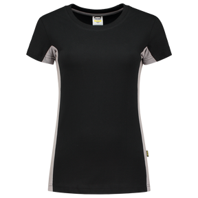 Tricorp T-shirt Bicolor Dames 102003 Black T-shirts BlackGrey / 3XL,BlackGrey / L,BlackGrey / M,BlackGrey / S,BlackGrey / XL,BlackGrey / XS,BlackGrey / XXL